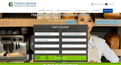 Desktop Screenshot of citizensgeneral.com