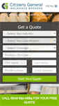 Mobile Screenshot of citizensgeneral.com